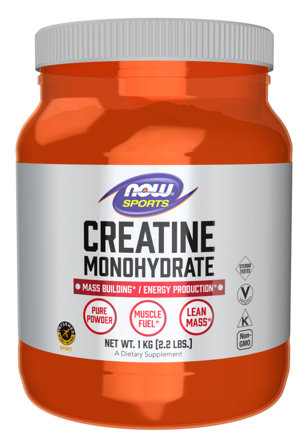 NOW Sports Nutrition, Creatine Monohydrate Powder, Mass Building*/Energy Production*, 8-Ounce