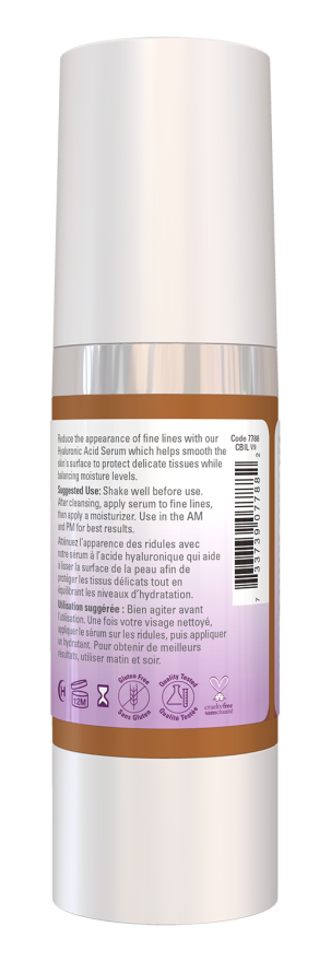 NOW Solutions, Hyaluronic Acid Firming Serum, Naturally Reduces Appearance of Fine Lines, 1-Ounce